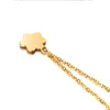 Pendentif patte de chien simple, colliers de couple pour femmes et hommes, bijoux à la mode en acier inoxydable pour le cou, cadeaux de noël pour petite amie, vente en gros