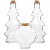 Bouteilles de stockage 3pcs souhaitant la bouteille en verre dérive ornement cérémonie de sable de mariage