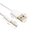 Nuovo USB 2.0 maschio a 3,5 mm cavo di ricarica connettore jack adattatore per caricabatterie per auto audio cavo di alimentazione HUB USB AUX