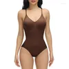 Femmes Shapers Body Femmes Tummy Control Shapewear Sans Couture Sculpting String Body Shaper Solide Dos Nu Lingerie Confort Sous-Vêtements