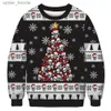 Men's Hoodies Sweatshirts 2023 Christmas Hoodies Men's Sweatshirts Hip Hop Graphics Apparel Long Sleeve Tops Oversized Hoodies Men Christmas Clothing New L231101