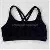 Womens yoga esporte sutiã de alto impacto fitness sem costura superior ginásio ativo wear colete esportes topos mesmo estilo 2023 entrega gota dhygc