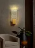 Vägglampor modern kristall nordisk kawaii rum dekor gevir skonce ljus trådlös lampa ledmontering lätta industriell VVS