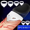 Sex Toy Massager 2st S/L Storlek Forhud Corrector Penis Rings Male Glans Cock Ring Fördröjning Utlösning Silikon Cockrings för män Vuxna