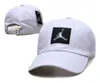 Cappellini da strada di alta qualità Cappelli da baseball di moda Cappellini sportivi da donna per uomo Cappello ricamato con vestibilità regolabile in 20 colori J-2