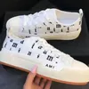 Zapatos de diseñador de primera calidad Hombres Diseñadores de lujo Zapatilla de deporte Mujer Plataforma Cuero Casual Amirliness Ami Amiiris Amirirs Zapato Zapatillas de deporte bajas con cordones AM S1 OA7T JRY2 PA 8QT1