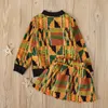 Robes de fille filles européennes et américaines printemps automne africaine bohème veste à glissière jupe deux pièces ensemble pour enfants tenues