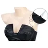 Ani Women Black Leather V-neck Tube Top Evening Dress Unifrom Outfits Costumes Cosplay 2022 New cosplay