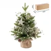 Christmas Decorations Christmas Decorations Mini Artificial Tree Table Decoration Ornament Music Box Decorative Xmas Home Party Drop D Dhfxm