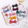 Acessórios de cabelo 3 Pçs / set Bebê Soft Headbands Set Personalizado Torcido Nylon Head Band Cor Sólida Elástica Infantil