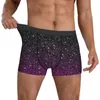 Underpants Gold Star Underwear Stars Pattern Men Boxer Brief Comfortable Trunk Sublimation Plus Size