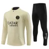 2023 2024 Mbappe Homens e Crianças Futebol Tracksuit Jersey Maillot Kit 23 24 Futebol Jerseys Treinamento Tracksuits Jaqueta Chandal Survetement Foot