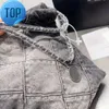 Denim Grand sac à provisions fourre-tout voyage concepteur femme fronde corps le plus cher sac à main avec argent