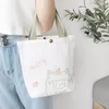 Borse per la spesa Mini borsa per cartoni animati da donna Borsa piccola in stile coreano per ragazza Shopper in tela riutilizzabile fresca