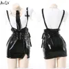 Ani Anime Policewoman Uniform Cosplay Women Office Lady Suspender Skirt Costumes cosplay