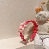 Haarschmuck, Kinderblumen, plissierte Haarbänder, süße Mädchen, fragmentierte Stirnbänder, Pony, Pferdeschwanz, Kopfbedeckung für Kinder