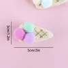 Hair Accessories 4/10pcs Fur Pompom Ball Clips For Baby Girls Mini Side Hairpin Kids Grips Barrettes Headwear