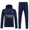 23 24 pares com capuz Fatos de treino Camisetas de futebol Real Madrids meio TRACKSUIT 2023 2024 HAALAND homem SET TRAINING SUIT jaqueta chandal futbol survetement