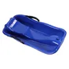 Sledding Portable Winter Snow Sled Pull Rope Hole Sleigh with Brake Sledding Ski Board 231101