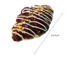 Dekorativa blommor Simulering Croissant Fake Cake Model Decoration Props Dessert Shop Counter Ornaments Spoof Toy Pography