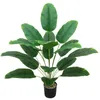Dekorative Blumen 82 cm/32 in künstlichen Blattpflanzen, große Bananenstaude, gefälschte Blätter, Bonsai-Blumen, Garten, Zuhause, Wohnzimmer, Dekoration