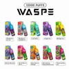 soffio 12k monouso vape desechable 12000 sbuffi penne vaporizzatore olio desechables vaper jetable WASPE 15 gusti bobina mesh 20ml luce RGB batteria ricaricabile 650mah