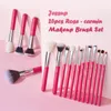 メイクアップブラシJessup Makeup Brushesセット6-25pcsメイクアップブラシプロフェッショナル自然シンセティックファンデーションパウダーブレンディングアイシャドウT195 231031