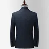 New Winter Men's Business Dress Elastic Slim Fit Wool Fashion Coat