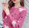 Maglioni da donna popolari 2022 y2k Hip Hop per designer collo alto sciolto manica lunga pullover vestito lavorato a maglia top IHBG