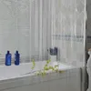 Rideaux de douche Rideau de douche Transparent imperméable à l'eau blanc clair rideaux de bain doublure pour salle de bain maison avec R231101