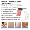 LED-ljus hudvårdsterapi Maskin foton ansiktsföryngring enhet kall sprayer 7 färger led-ansikte-mask-ljus-terapi för spa-salong och hemmabruk