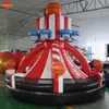 Outdoor Activities 4 meters round 8 shots Interactive Carnival Sport Games 4 in 1 Basketball Shooting Goal Inflatable Basketball game