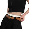 Ceintures Subculture Ceinture en PU pour adolescentes, femmes, taille décontractée, short D5QB