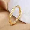 Anelli a grappolo 2023 S925 Anello in argento sterling Oro / Intrecciato aperto per le donne di moda Fascino Regalo di fidanzamento Gioielli mamma