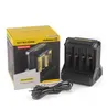 Authentic Nitecore I8 Charger Digicharger Intelligent 8 Slots Fast Charge for IMR 16340 18650 14500 18500 26650 18350 26500 Universal Li-ion Battery US UK EU Plug