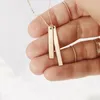 Pendant Necklaces Fashion Stainless Steel Gold Color Necklace Pendants Short Long Statement Women Colar Gift Jewelry