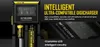 Original Nitecore D2 Charger Digicharger LCD Display Battery Intelligent 2 Dual Slots Charge for IMR 16340 18650 14500 26650 18350 Universal Li-ion Battery Vs UM2 Q2