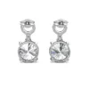 2 karaat ideaal geslepen Moissanite diamant edelsteen unieke vergulde sterling zilveren bruiloft bruids Stud Destiny sieraden