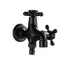 Bathroom Sink Faucets Brass Black Faucet Washing Machine Mop Taps Toilet Corner Tap Garden Outdoor Mixer Double Using