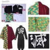 Anime Costumes Anime Demon Slayer Kimetsu No Yaiba Tomioka Giyuu Cosplay Come Accessories Suit Uniforms Comes Wig Child Adult Party GiftL231101