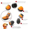 أحذية واقية للحيوانات الأليفة Fourway Stretch Dogs Fashion Multicolor and Boots Dog Booties Hitten Heel Winter Zapatos Para Perro 231031