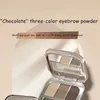 Eyebrow Enhancers Judydoll 3-Dimensional Eyebrow Powder 3-Color Eyebrow Powder Cosmetics Face Brows Makeup Multiple Purposes Women Beauty 231031