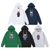 Polo hoodie designer herrhäst mode björn tryck polo tröja bomull s casual polo s 724