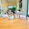 Wine Glasses Cartoon Tulip Glass Water Cup Home Office Drinking With Spoon Lid Large Capacity Coffee Milk Juice Girl Gift