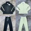 Casablanca Laurel Webbing Zip Jacket Män och kvinnor Designer Sportrockar Casual Sports Wears Set Outwear247b