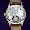 Montres-bracelets GIV Original Hommes Tourbillon Squelette Mouvement Mécanique Homme Montre Saphir Étanche Pour Hommes Montre Homme