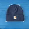 CARHART Designer Hats Męskie i damskie czapka jesień zimowe termiczne dzianinowe kapelusze wełniane kapelusz plus aksamitne czapkę klasyczny sport solidny kolor unis s2wm#