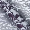 Rideaux de douche Floral gris fleur tissu violet plantes imprimé imperméable rideau de douche R231101