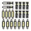 Yeni 21pcs Araba LED ampul Canbus Dome/Harita Vanity Ayna Torpisi Kutusu Ayak Çıkışı Işıkları Plaka Plaka Işığı BMW E46 Sedan M3 1999-2005