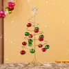 Juldekorationer Juldekorationer Xmas Tree Handicraft med Bell Decor Desktop Mini Ornament Navidad Year Drop Delivery DHGA DHRBZ